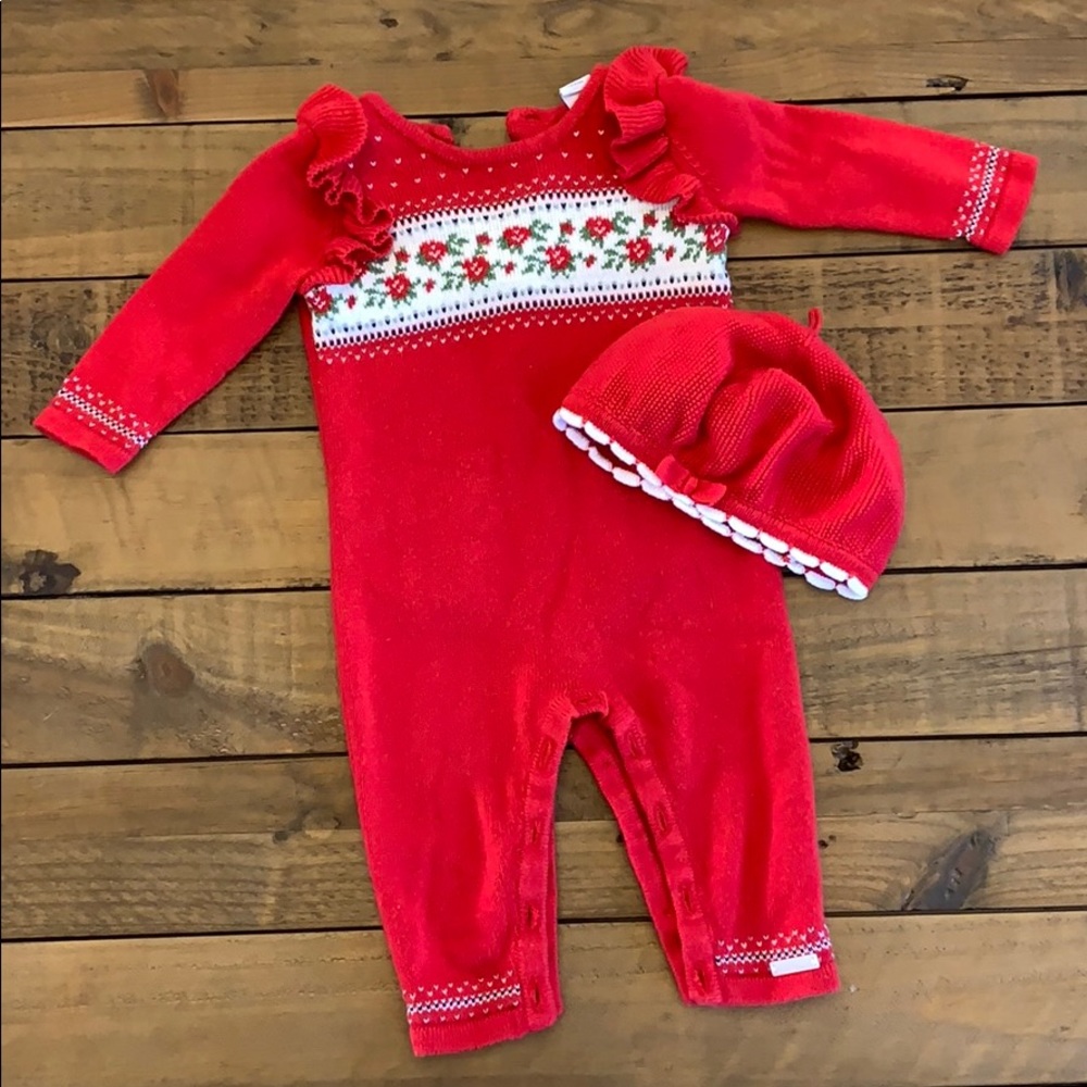 JANIE AND JACK Baby Girl Knit Wear Set